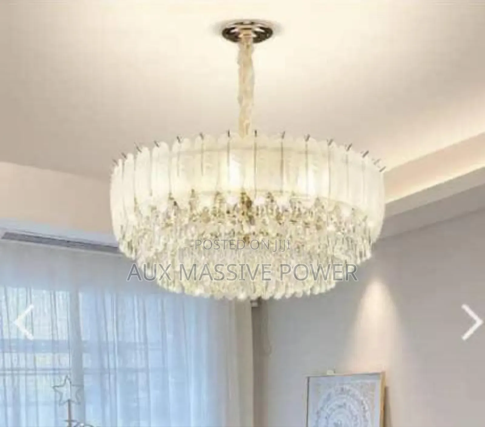 Crystal Glass Chandelier