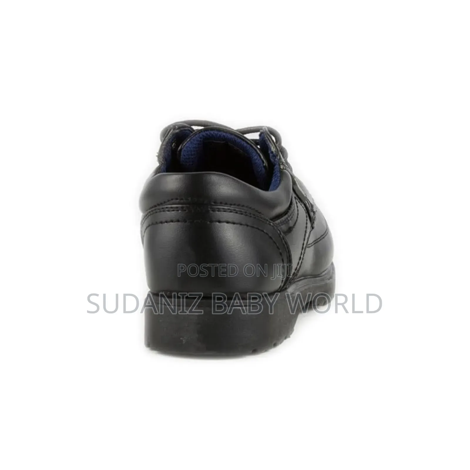 Us Brass Boys Black Microfresh Lace Up Shoe - Black. Size ,44,45