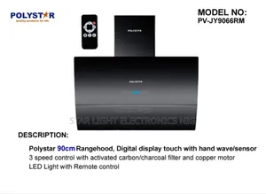 90 Cm Range Hood With Remote Control