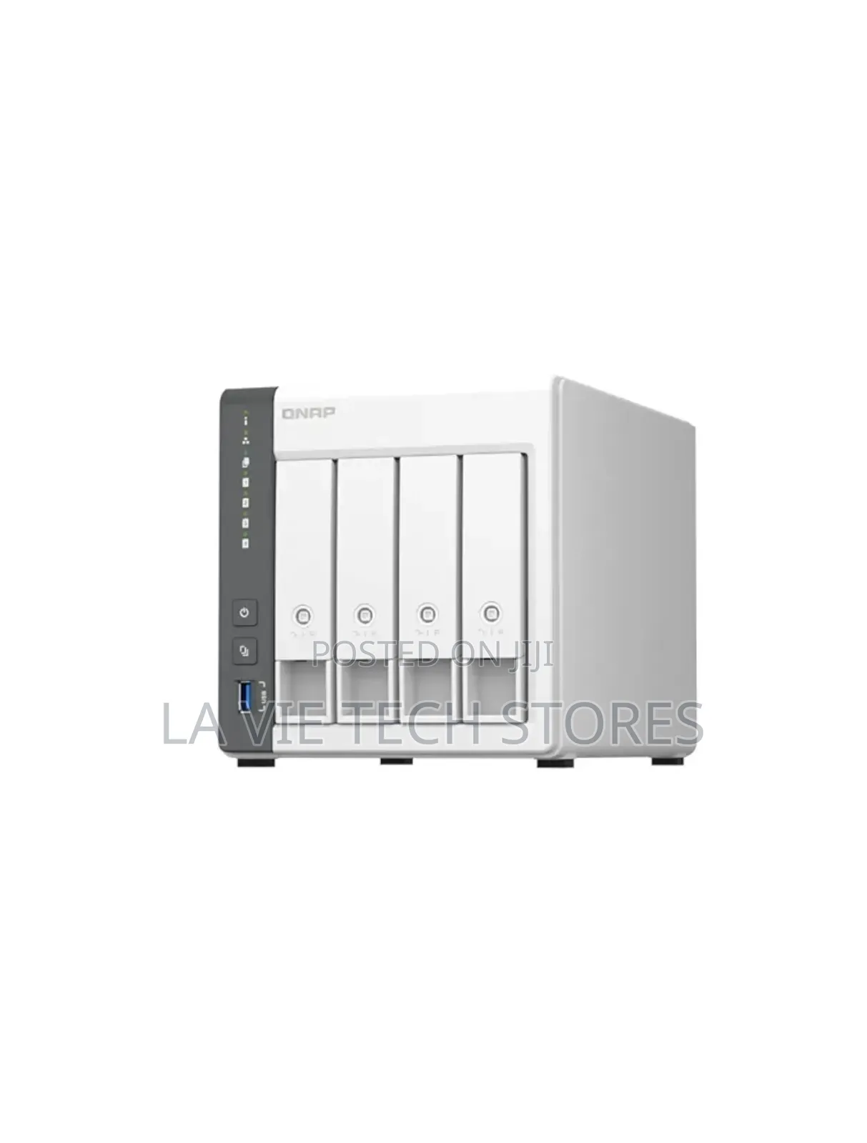 Qnap Ts-433-4g-Us 4 Bay Nas With Quad-Core Processor, 4 Gb Ddr4 Ram