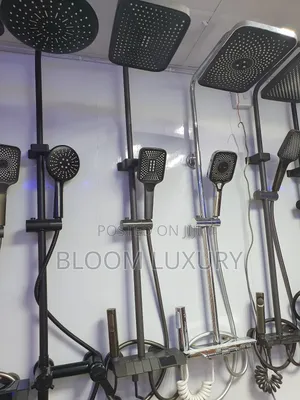 High Thermostat Grey Surface Shower