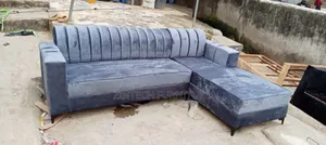 Gray L-Shaped Sofas