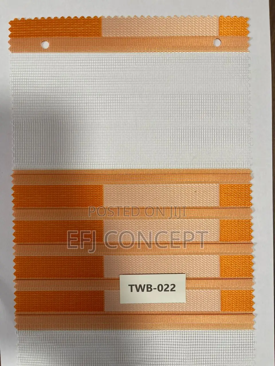Day And Night Window Blind - Attractive Orange Plain Design
