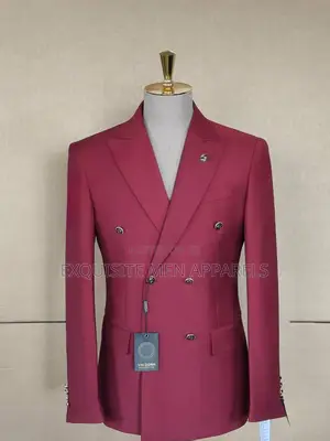 Wine Bespoke Turkish Double Breasted Men’S Suit