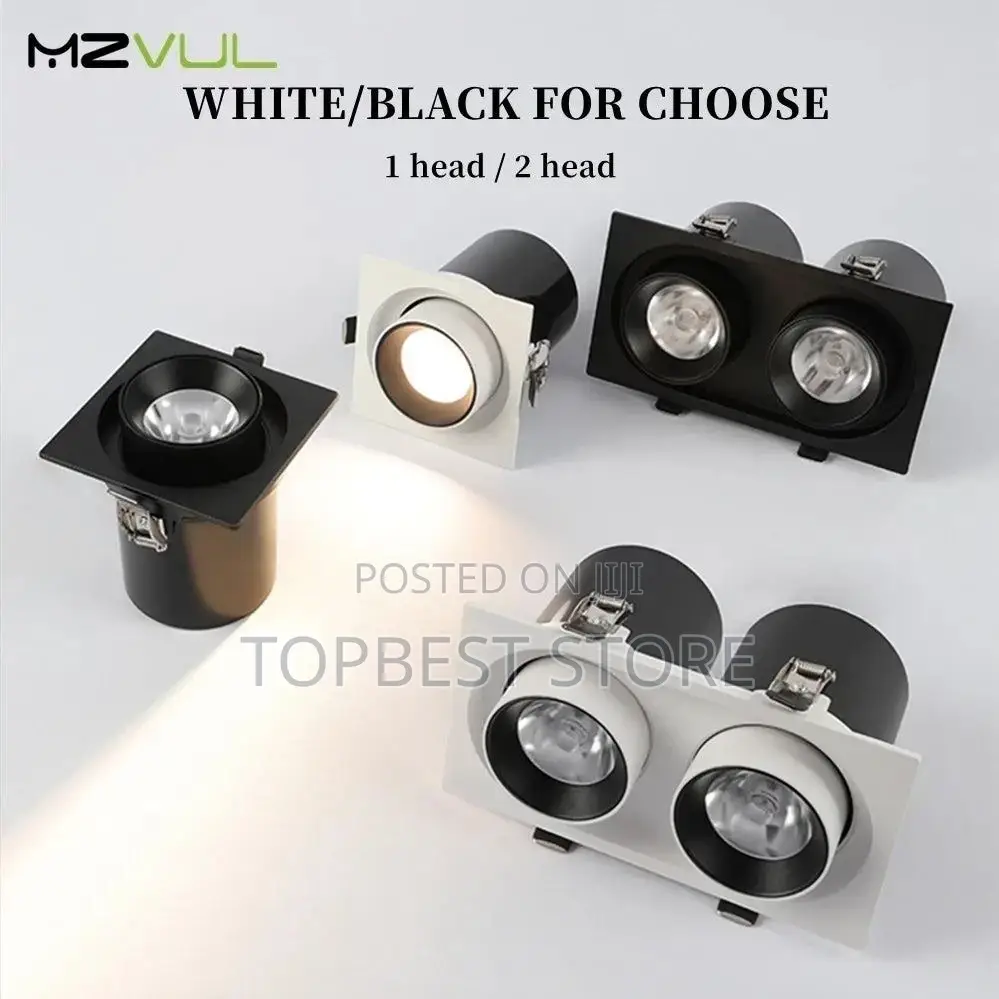 Stretchable Recessed Ceiling Downlight Degree Rotatable Ceiling Light