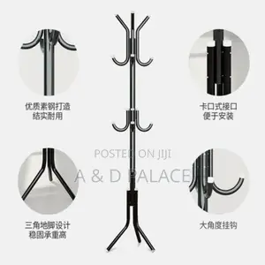 Original Rack Coat Stand Clothing Hanger Black