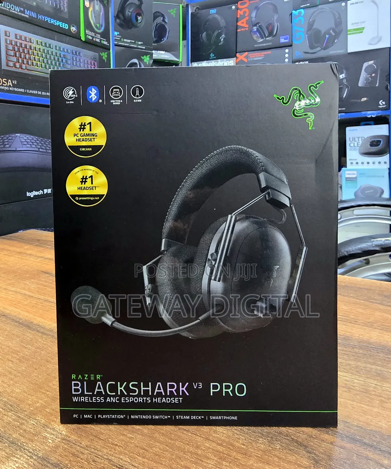Razer Blackshark V3 Pro Wireless Bluetooth Anc Gaming Headset