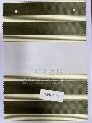 Day And Night Window Blind - Attractive Double Broad Brown Thin Milk