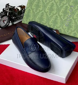 Blue, Brown, Black, Classic Loafers Shoe
