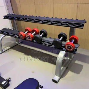 10 Steps Commercial Dumpbells Rack