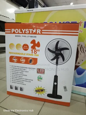Polystar 18" Rechargeable Fan