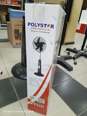 Polystar Rechargeable Fan 18"