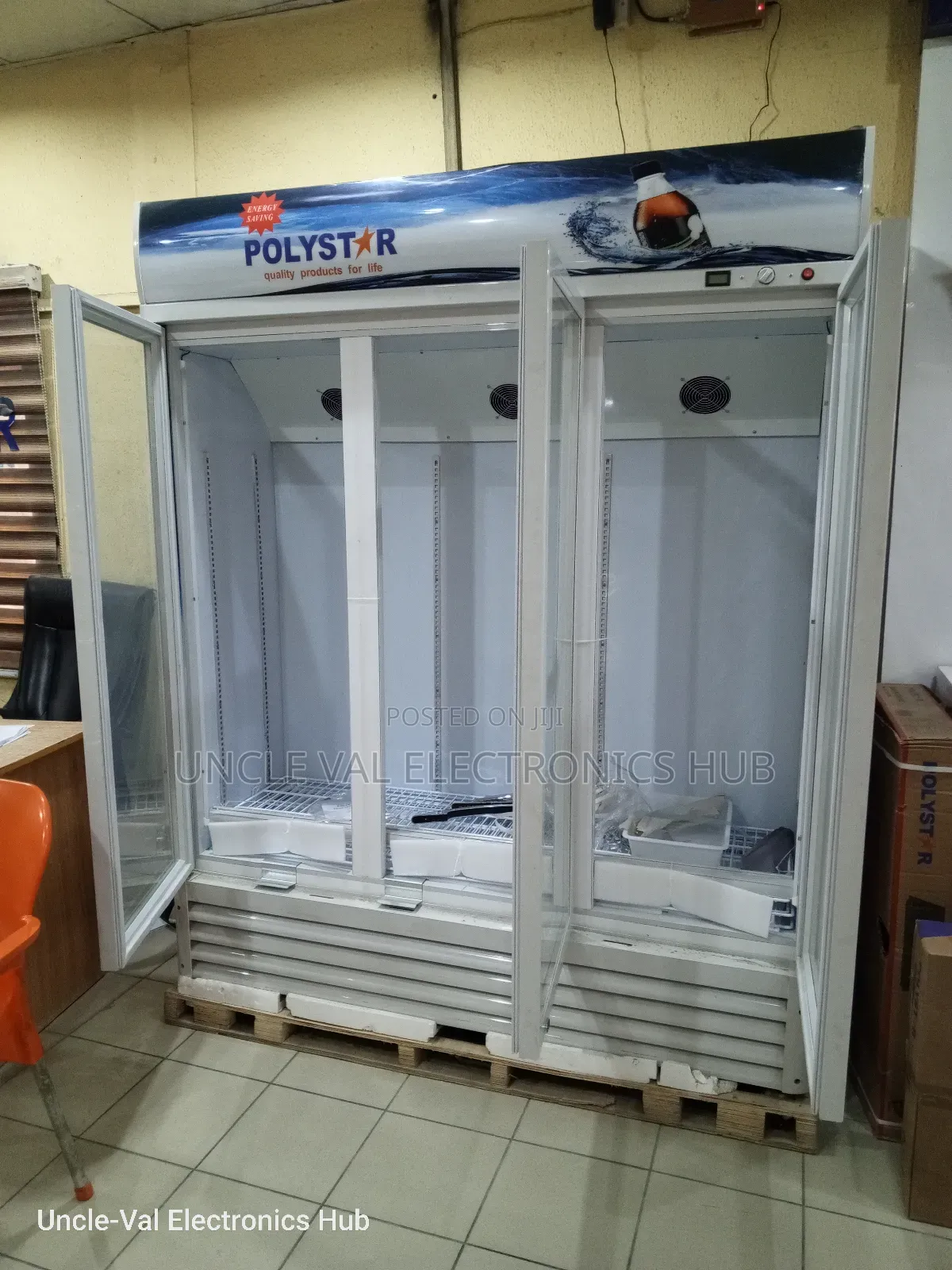 Polystar 3-door Showcase Refrigerator