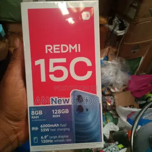 New Xiaomi Redmi 15C 4G 128 GB Black