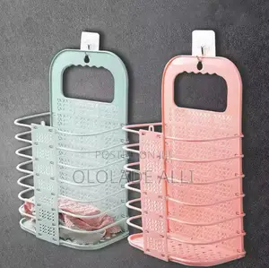 Plastic Storage Frame Foldable Dirty Clothes Basket