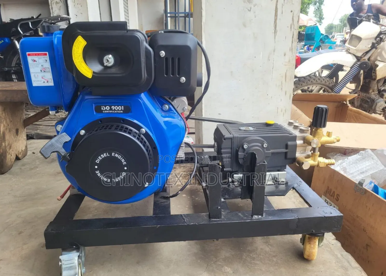 Diesel Engine Interpump Car Wash Machine