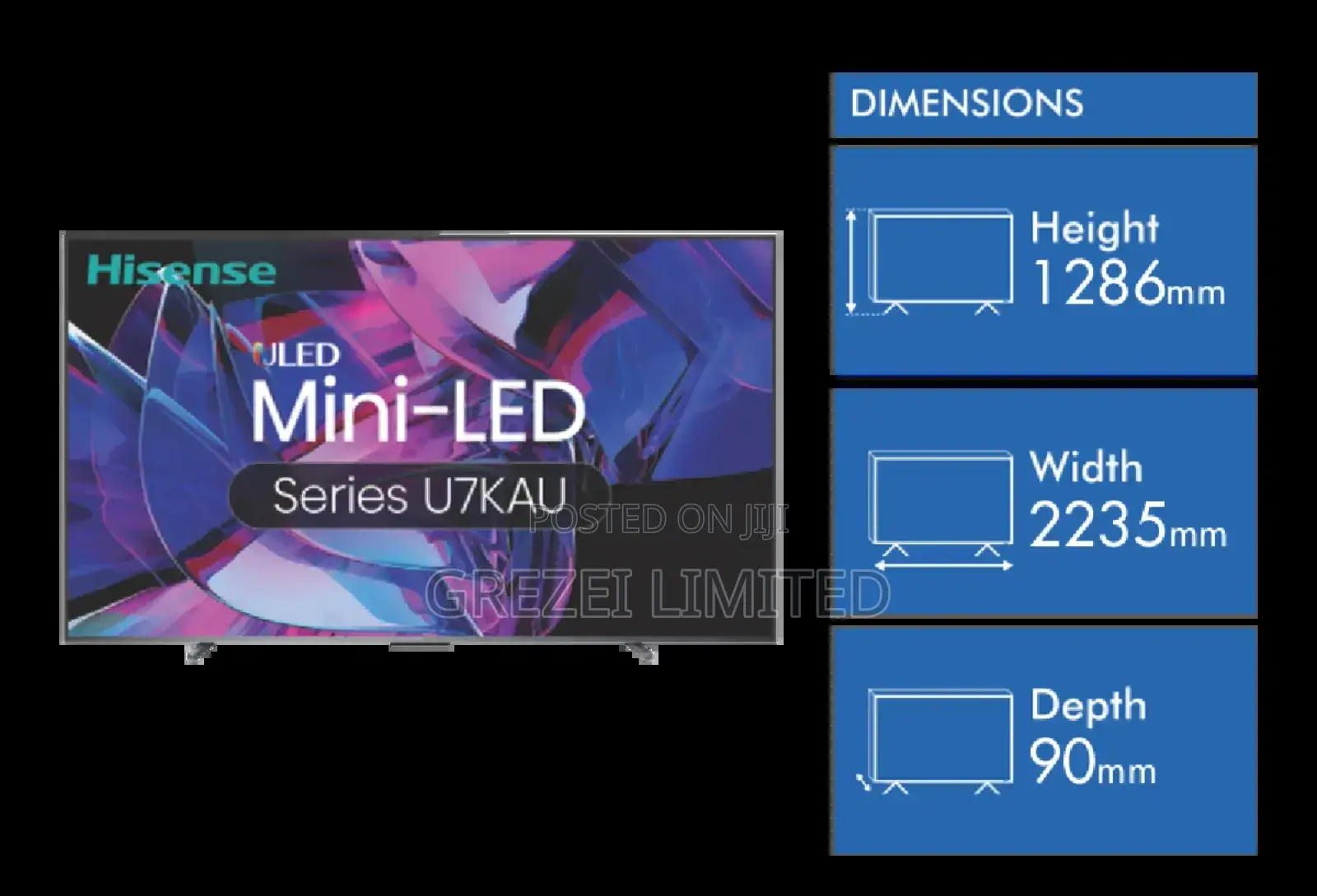 Hisense Smart Television 100 Inch Qled E7