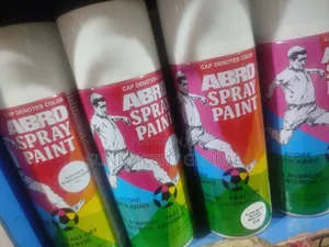 Abro White Gloss Spray Paint