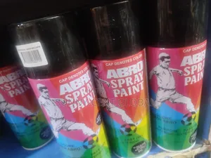 Abro Black Gloss Spray Paint