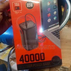 New Age 40000mah 65w Fast-Charging Laptoppower-Bank Wit Digitaldisplay