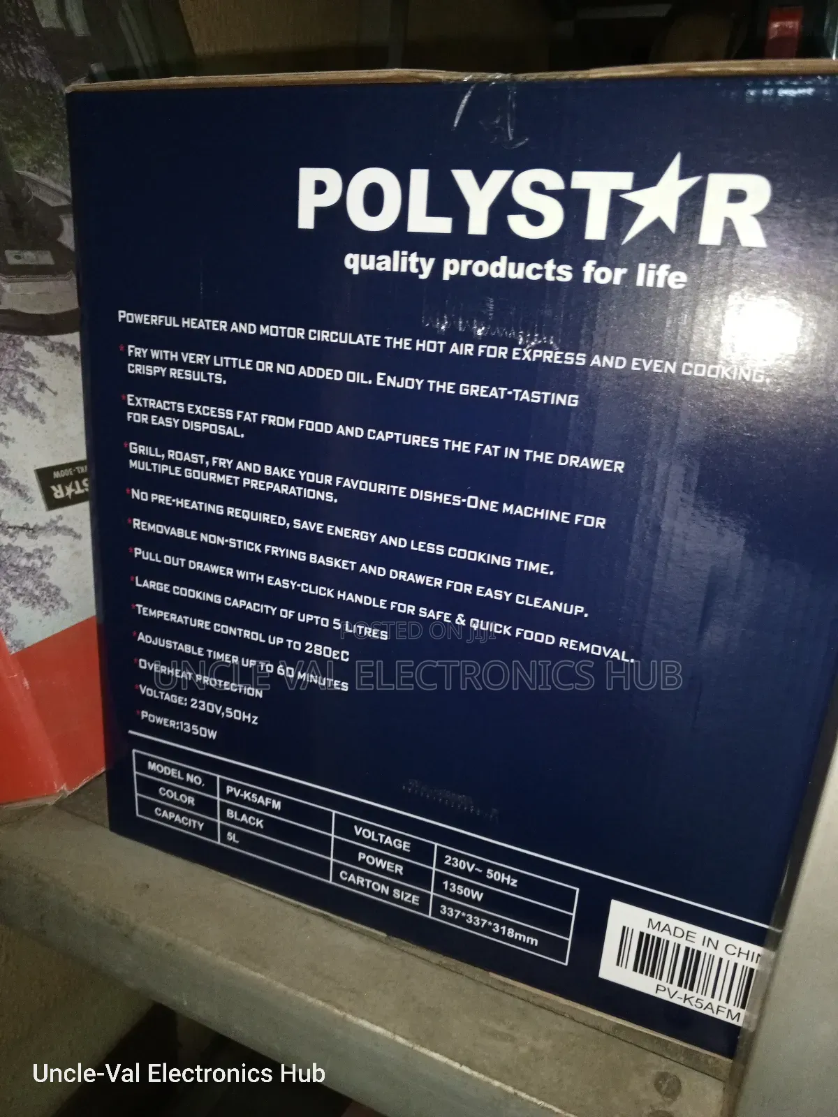 Polystar 5l 3d Airfryer