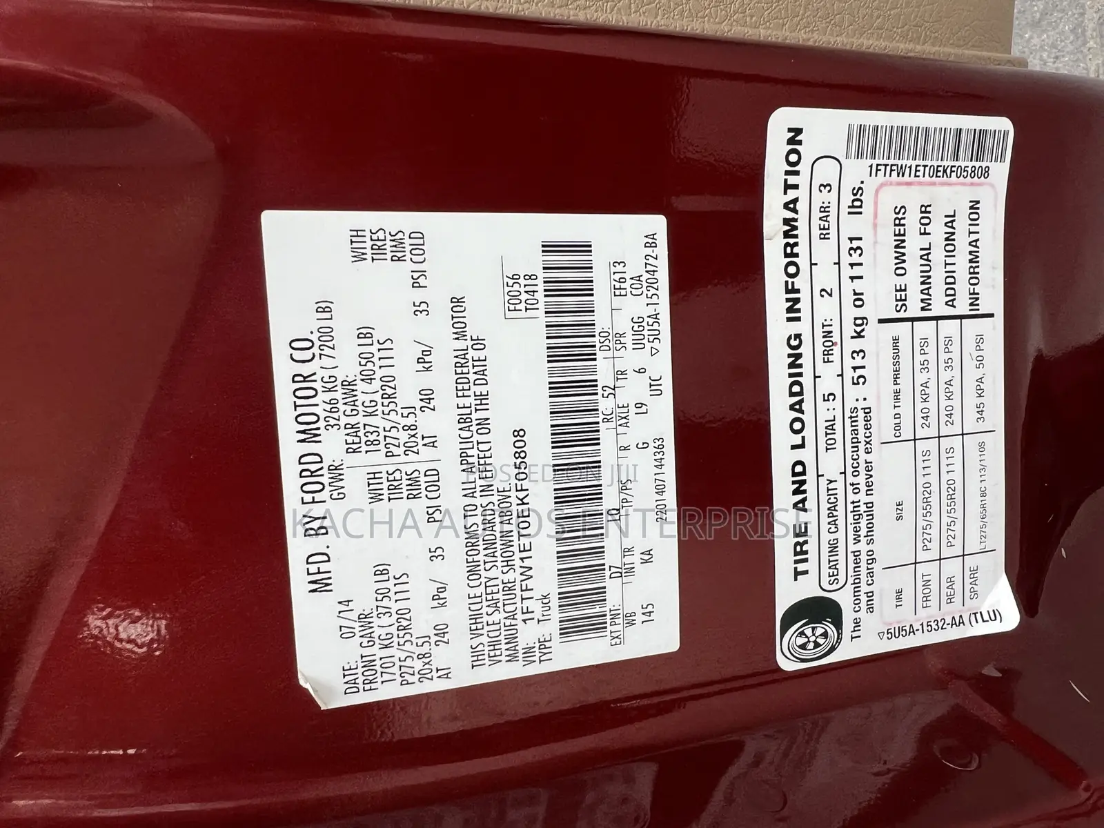 Ford F-150 2014 Red