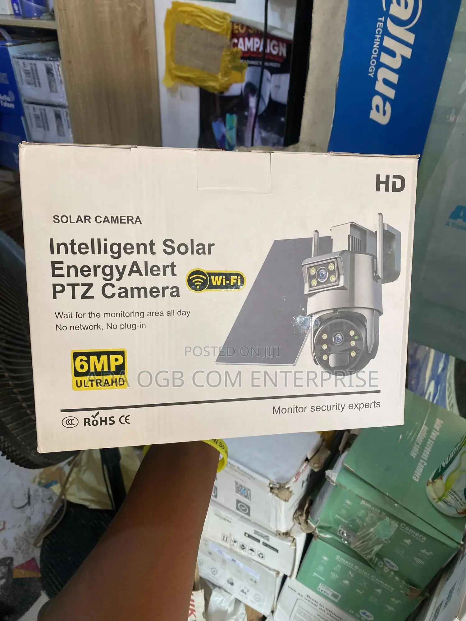 PTZ Security Camera With Solar
