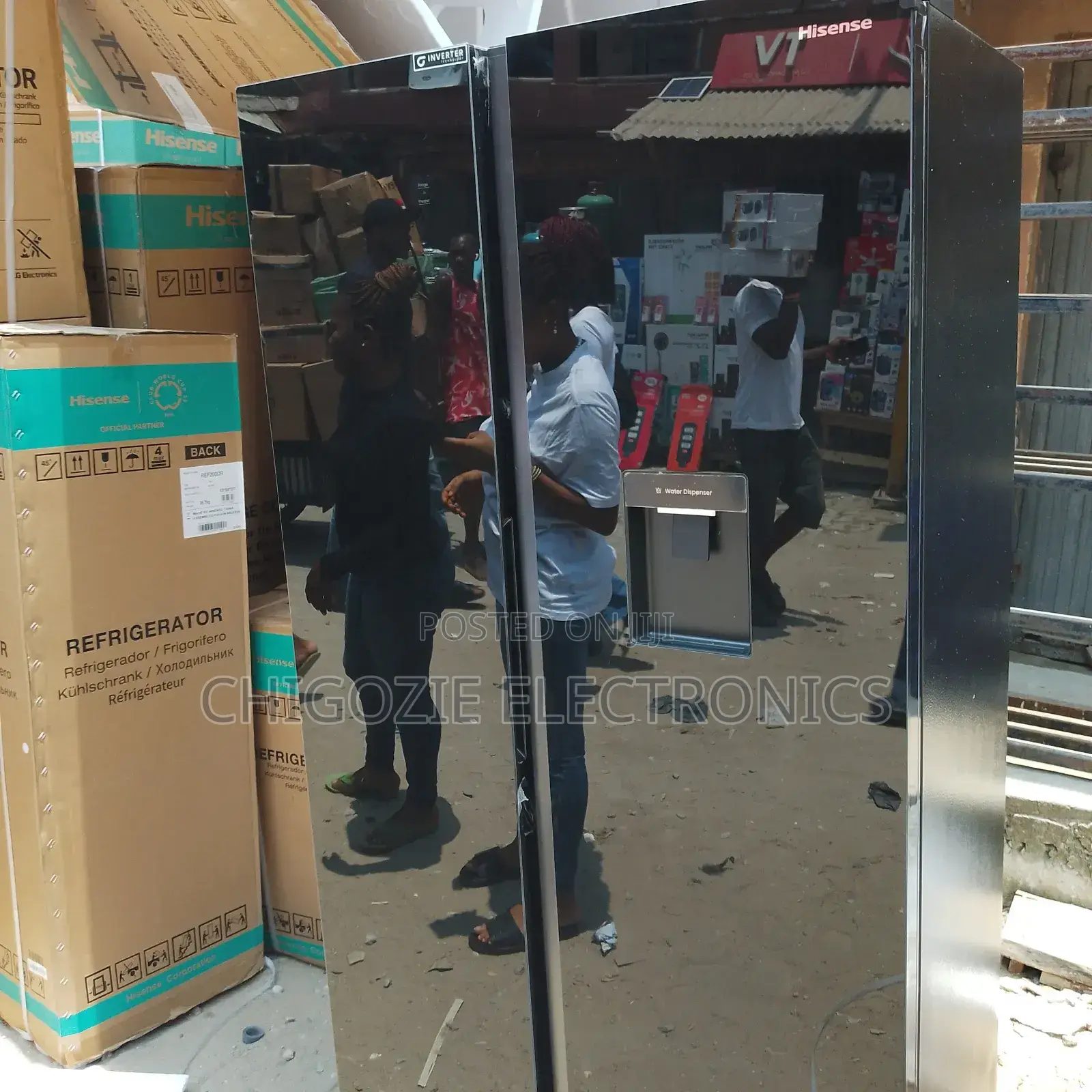Hisence 2 Door Refrigerator Side by Side