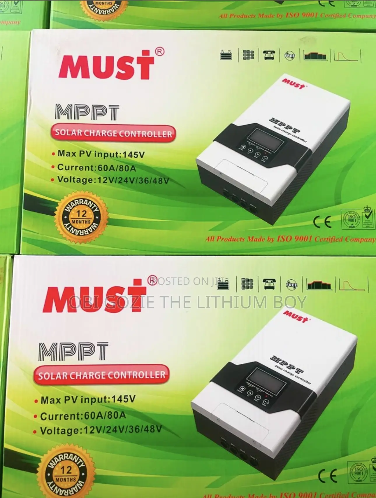 60a Must MPPT Solar Charge Controller Is Available