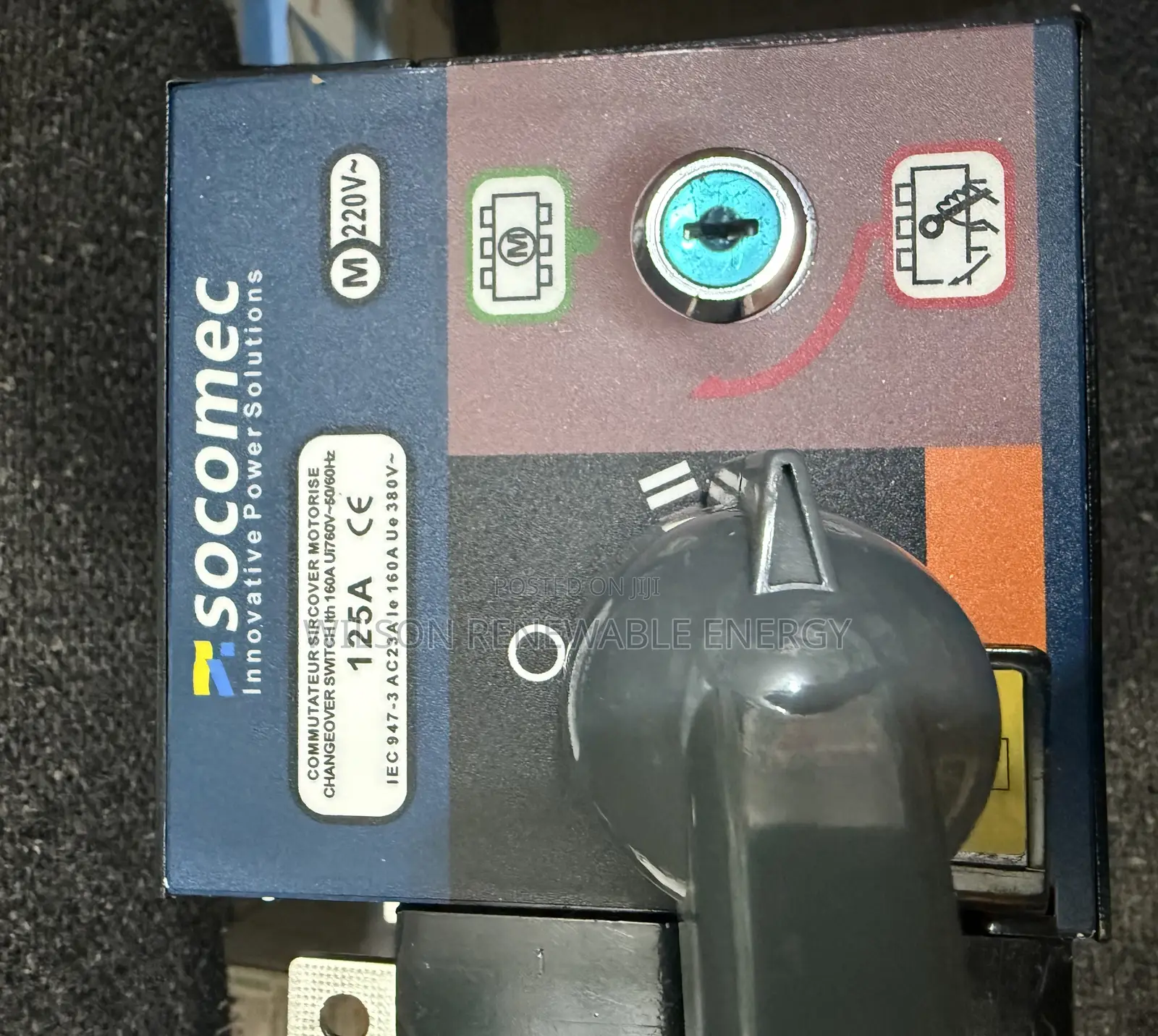 Socomec 125a/4pole Automatic Change Over