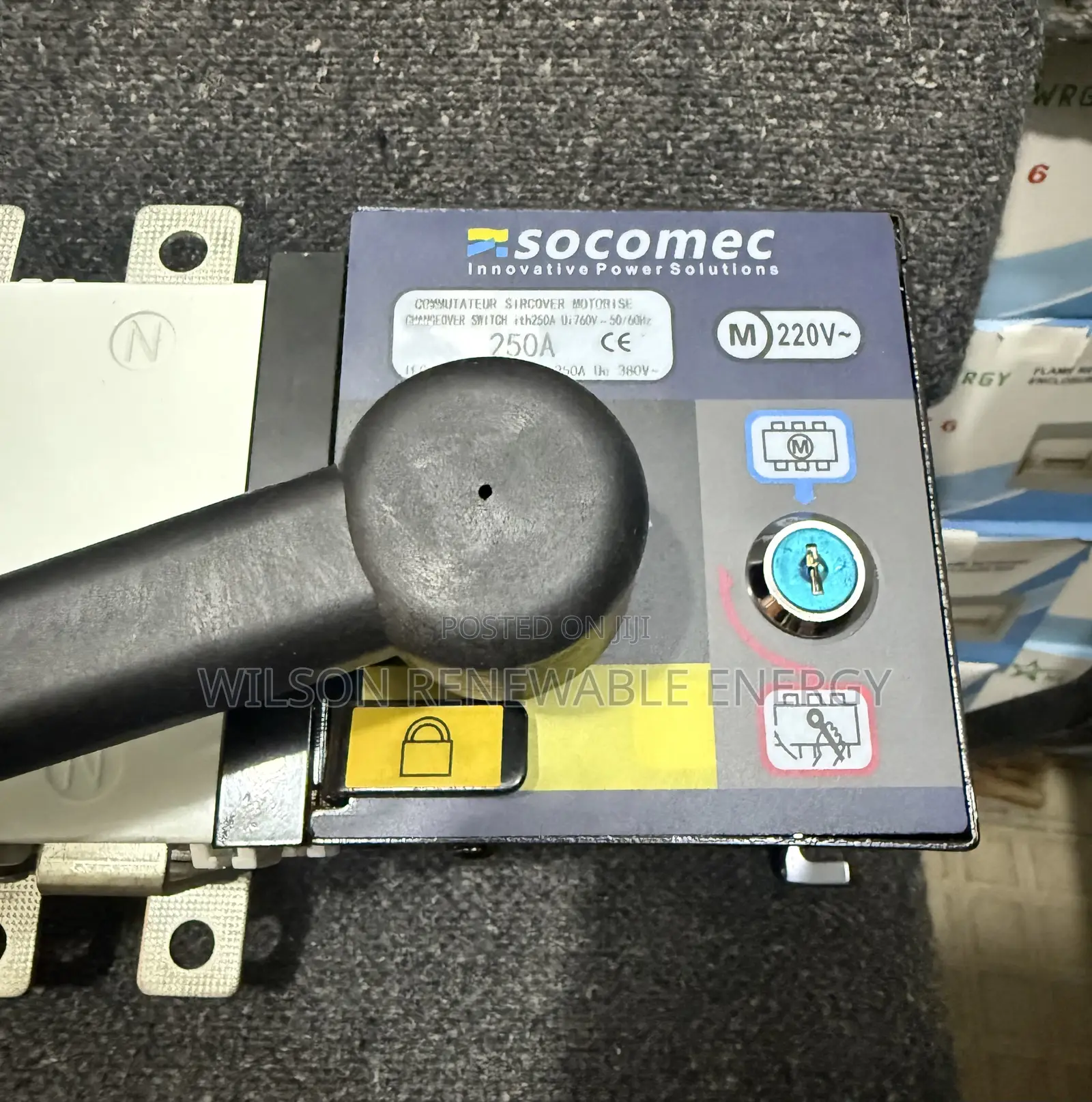 250a/4pole Socomec Automatic Change Over