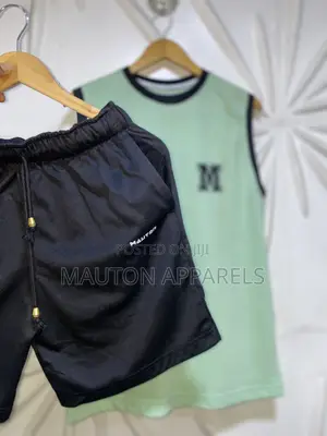 Unisex Mba Sleeveless Tshirt and Play Short Set