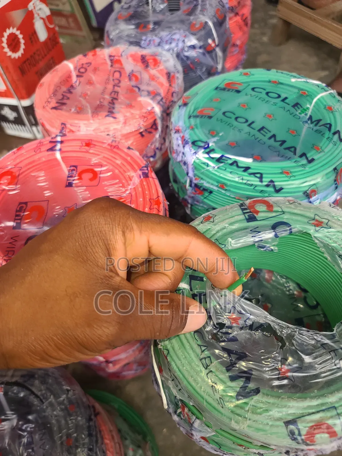 2.5mm Single Wire Red - Black- Green
