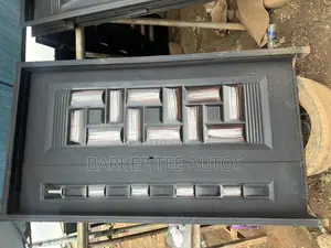 Double Padded Door Black Brown