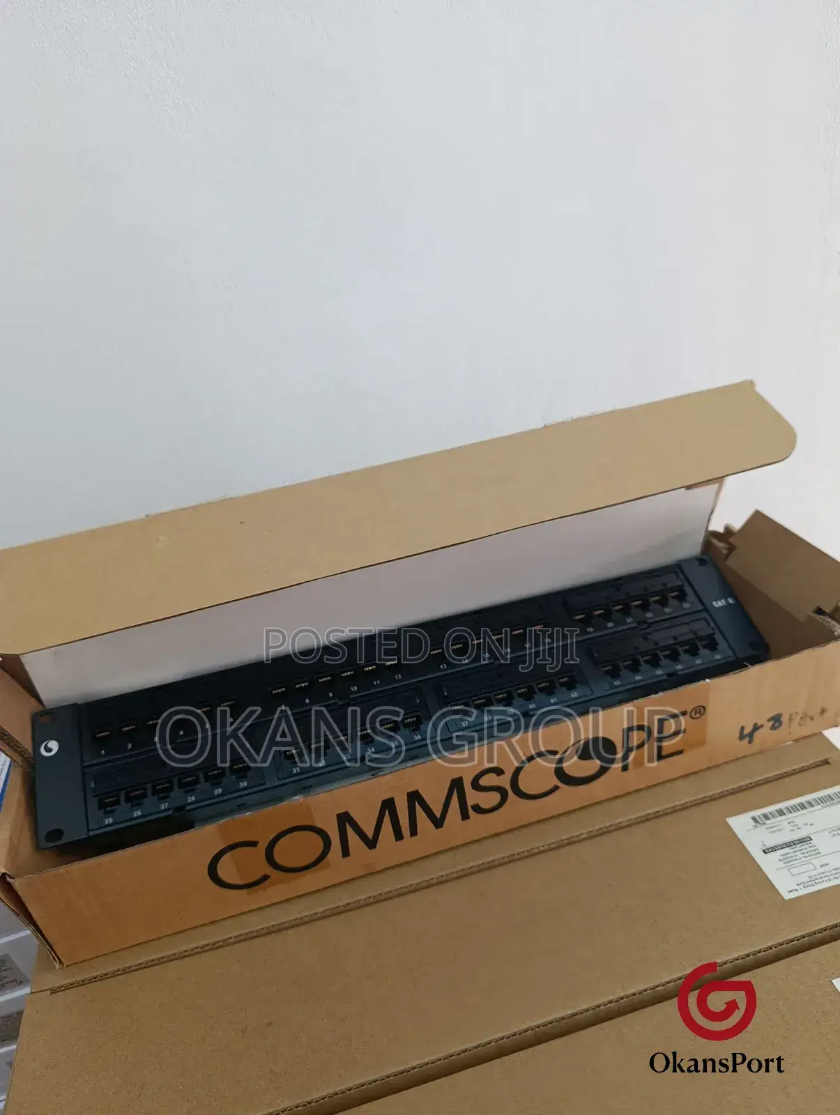 D-Link Commscope 48-Port Cat6 Patch Panel 2u Rackmount Ethernet Module