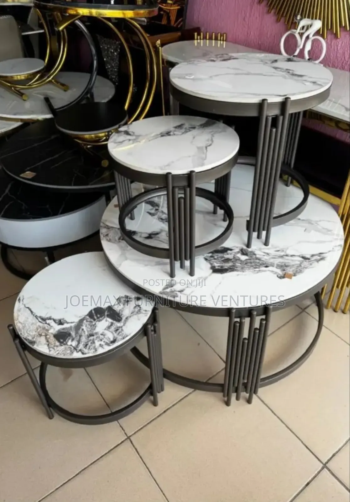 Quality Marble Center Table Set.