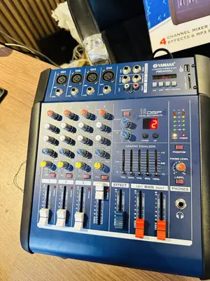 4channel Powered Mixer With Bluetooth And Usb