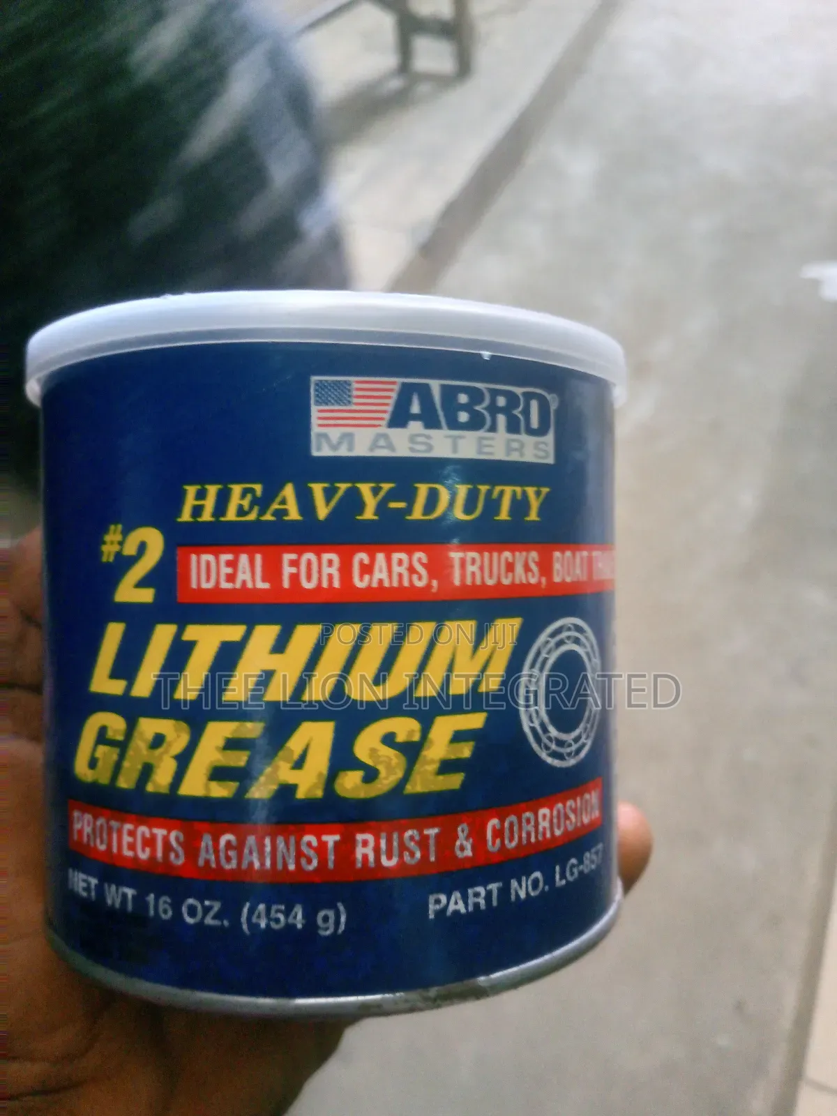 Abro Masters Heavy-Duty #2 Lithium Grease.