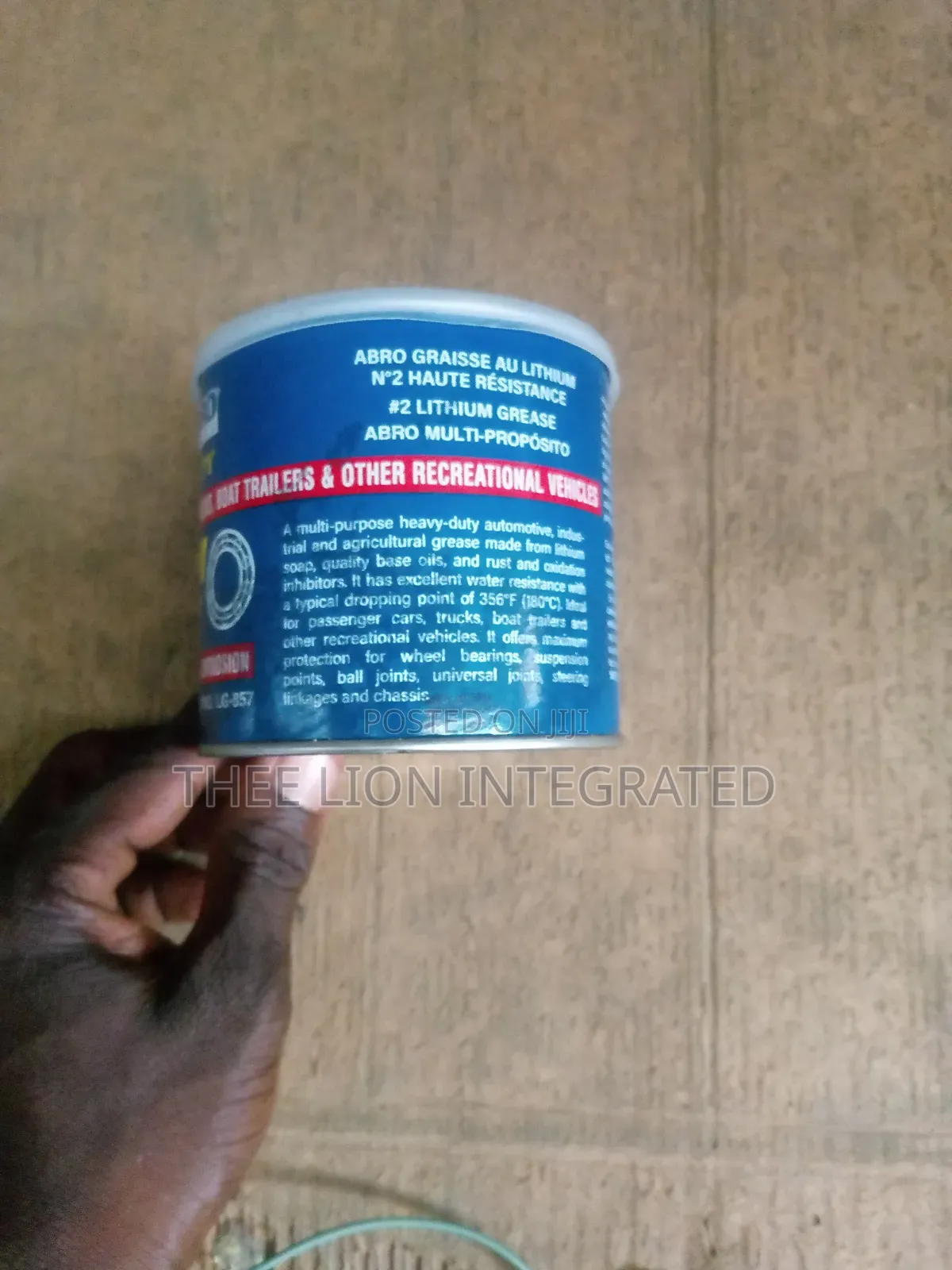 Abro Masters Heavy-Duty #2 Lithium Grease.