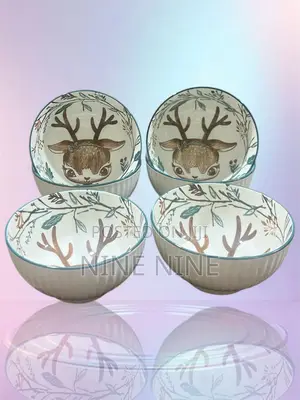 6pcs Simple Style Ceramic Bowls (A-002)