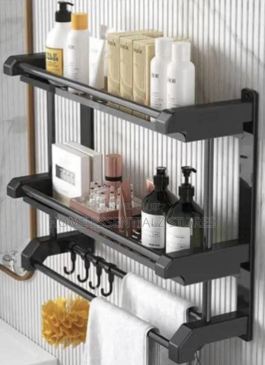 Rust-Free 2 Layers Bathroom Rack Organizer