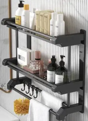 Rust-Free 2 Layers Bathroom Rack Organizer