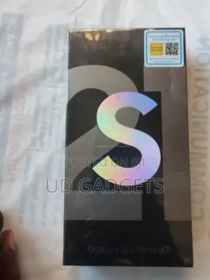 New Samsung Galaxy S21 Ultra 5G 128 GB Silver