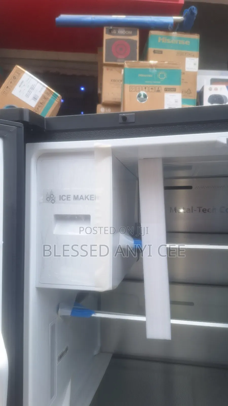 Hisense 560l Bottom Freezer Side by Side Fridge Inverter