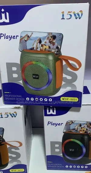 Wuf-W51 Wireless Portable Speaker With Sound Bass