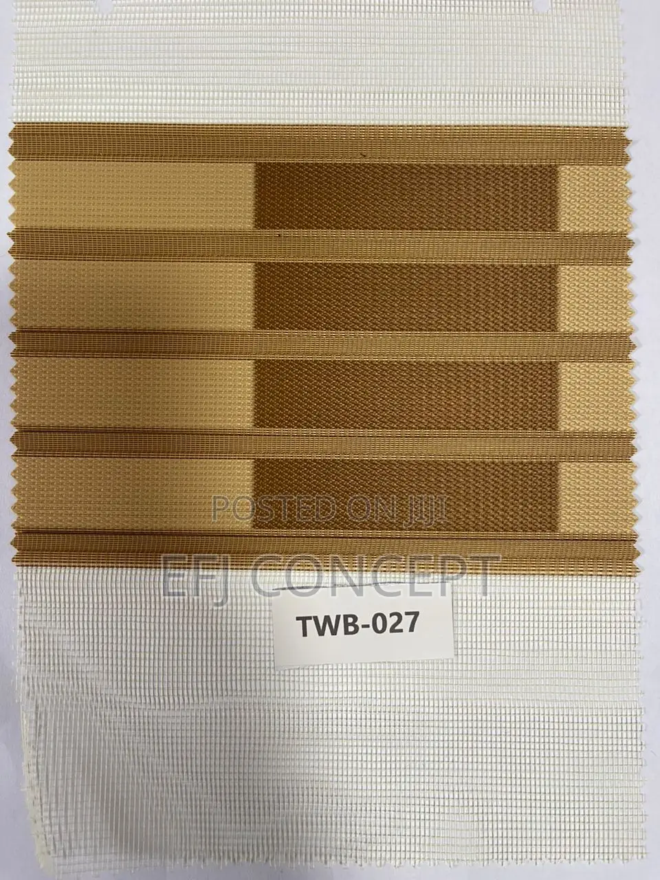 Day And Night Window Blind - Dark Beige In Between Two Light Beige