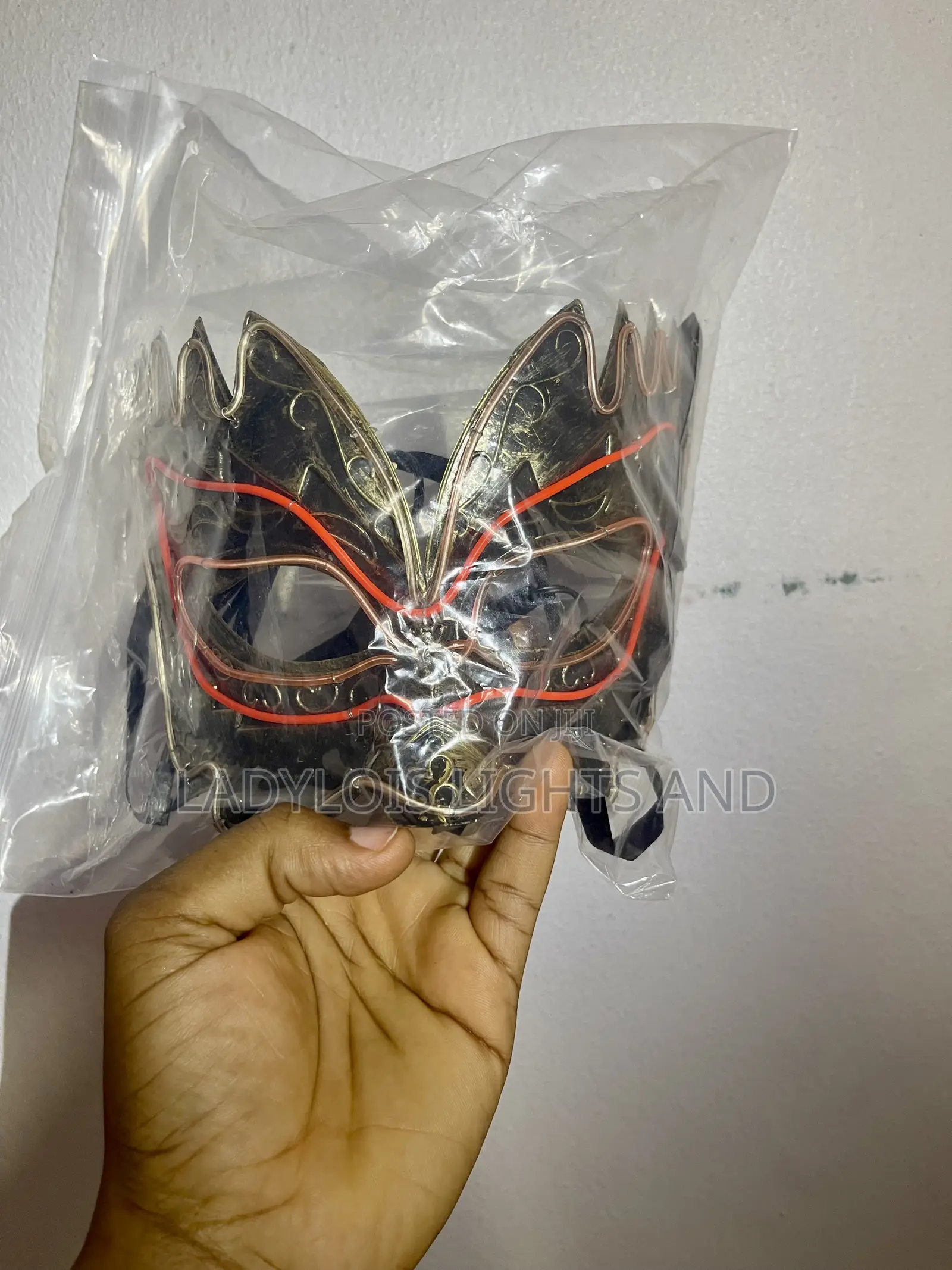 Led Cosplay Flashing Face Mask