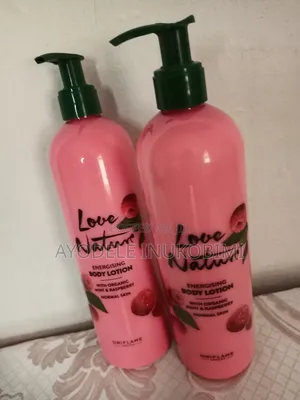 Love Nature Energizing Mint and Raspberry Body Lotion
