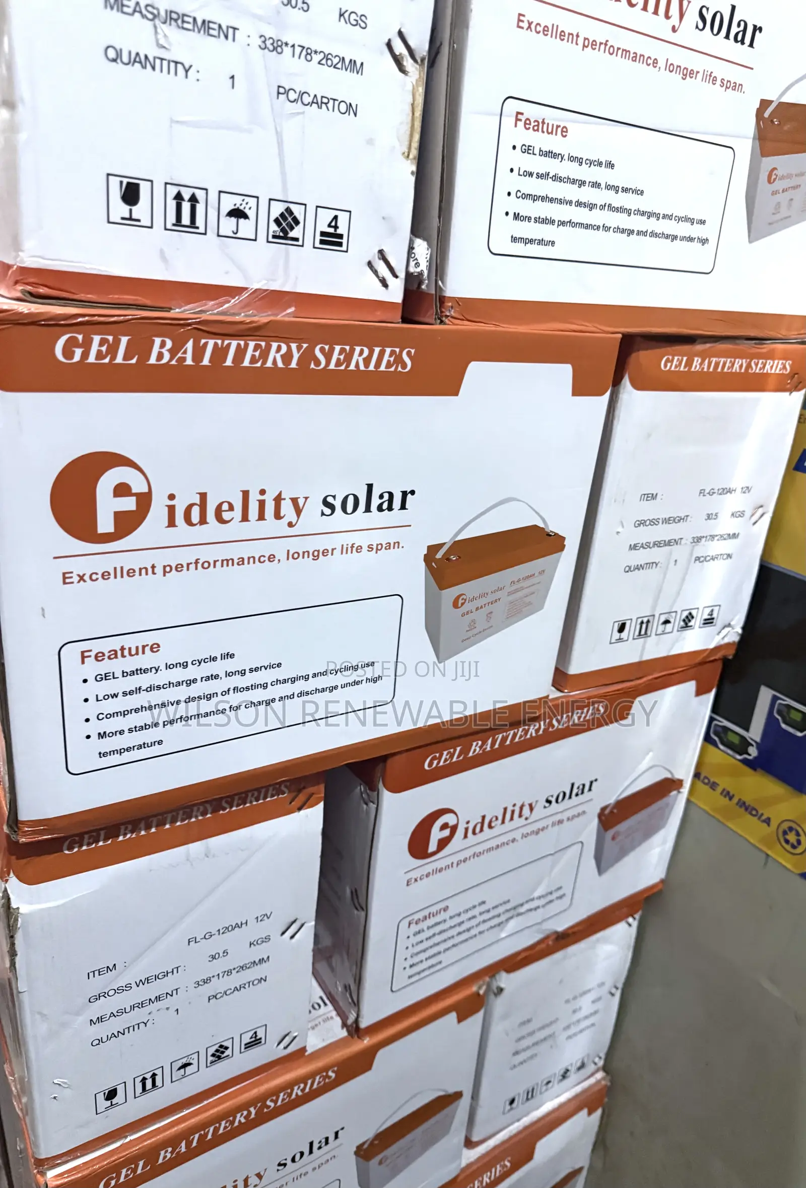 120ah 12v Fidelity Gel Battery
