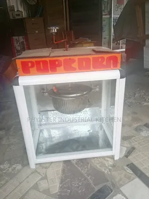 Locally Fabricated Thick Frame Gas Popcorn Machine